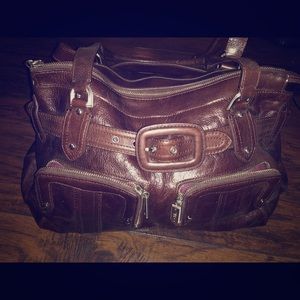 Cole Haan Brown Leather Shoulder Bag